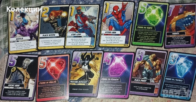 Разнообразие от карти на Marvel и Legend of the five rings, снимка 2 - Колекции - 51147425