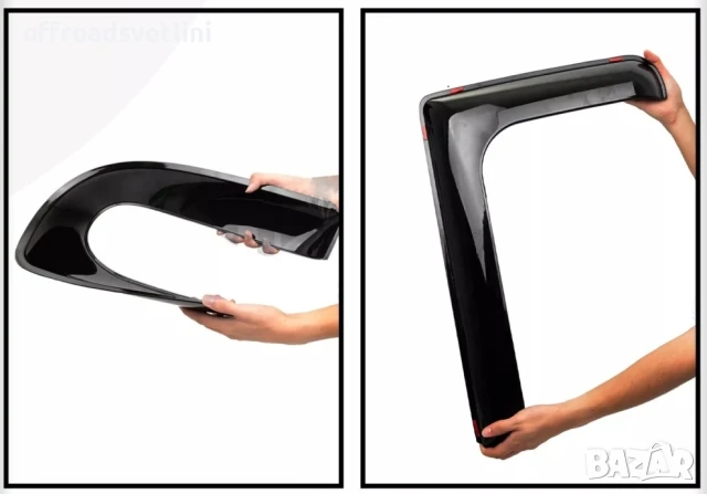 Комплект от 2 броя ветробрани за FORD TRANSIT 2006-2013, снимка 6 - Аксесоари и консумативи - 50568572