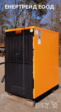 Чугунен котел на твърдо гориво Фероли/Ferroli SFL 7, 62 kW , снимка 6 - Отоплителни печки - 53656359