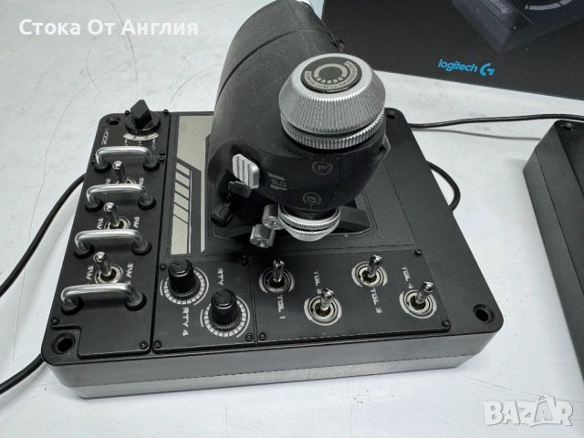 Джойстик контролер Logitech X56 HOTAS, снимка 4 - Аксесоари - 53809177
