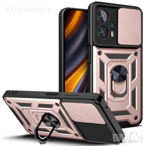 Xiaomi Poco X4 GT 5G / Redmi Note 11T Pro+ 5G / Redmi Note 11T Pro 5G Удароустойчив Ring Holder Калъ, снимка 6 - Калъфи, кейсове - 53186014