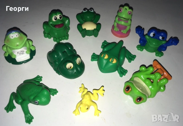 Лот жабки на Киндер и други от Италия. (Kinder Surprise), снимка 2 - Фигурки - 52805318