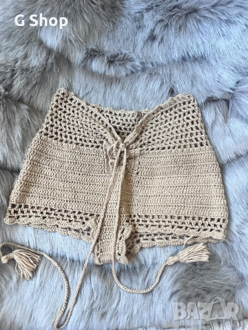 Дамски памучни панталонки плетени