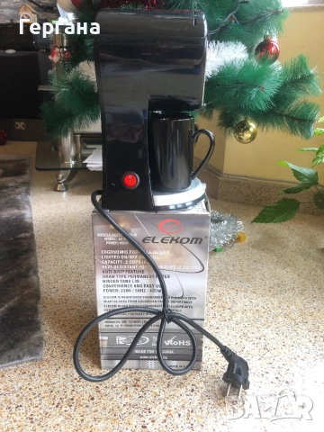 Кафе машина ELEKOM 450W, снимка 6 - Кафемашини - 52791925