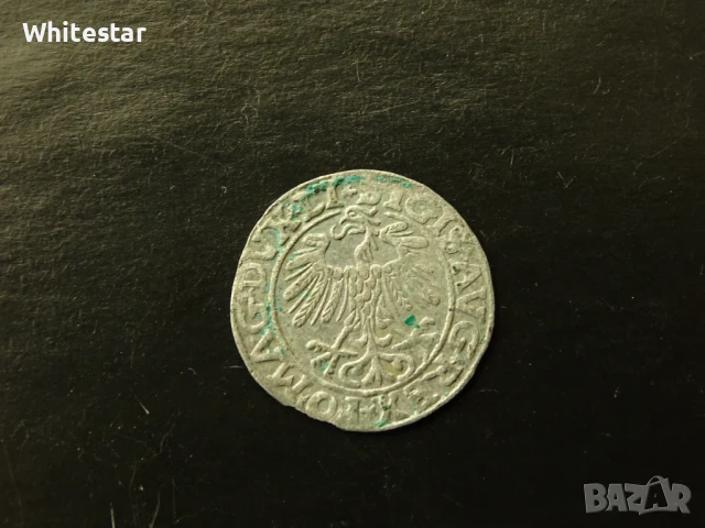 Сребърна монета - половин грош Литва, снимка 1