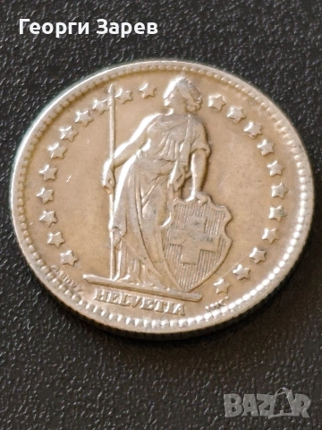 1 франк 1910 год, Конфедерация Швейцария, сребро, тегло 5.00 гр, проба 835/1000, снимка 6 - Нумизматика и бонистика - 54158807