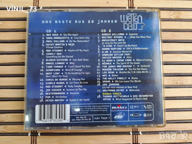 Wetten Dass ..? – Das Beste Aus 20 Jahren, снимка 4 - CD дискове - 50459032