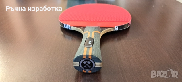 stiga Sauer&Troger хилка за тенис на маса дърво def зъби отбранителна бранителска, снимка 7 - Тенис - 51487299