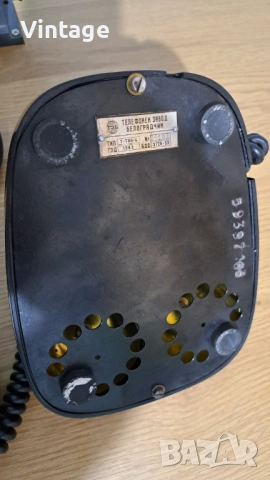 Бакелитен български телефон , снимка 3 - Антикварни и старинни предмети - 53681154