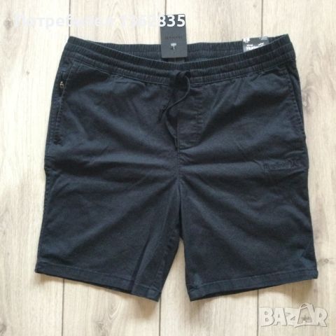 НОВИ оригинални черни къси панталони / бермуди HURLEY размер L от САЩ, снимка 1 - Спортни дрехи, екипи - 45762182