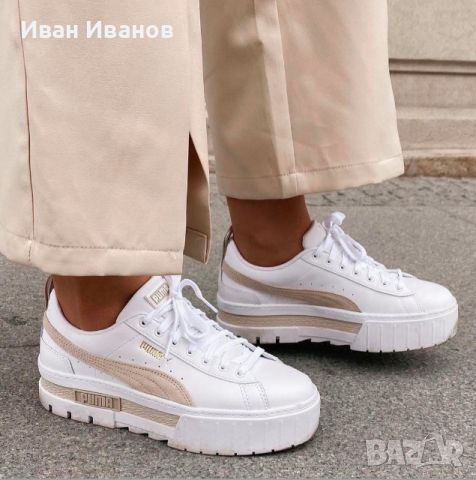  Puma Mayze 'White сникърси /маратонки номер 37-37,5, снимка 2 - Маратонки - 46204779