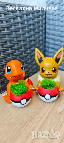 Eeve Charmander Ииви и Чармандър Покемон