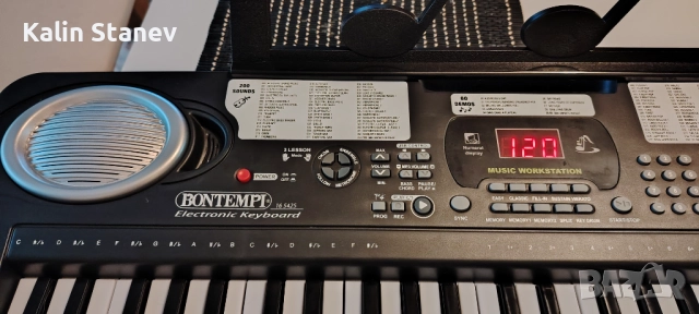 Синтезатор BONTEMPi със USB Player , снимка 6 - Синтезатори - 52893604
