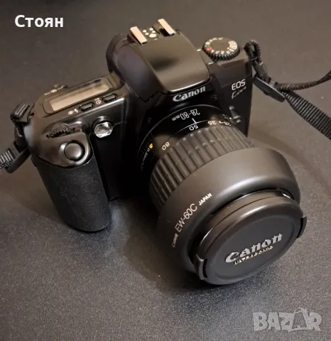 Фотоапарат Canon EOS Kiss, Обектив Tamron Aspherical AF,  Чанта Sony., снимка 2 - Фотоапарати - 48983891