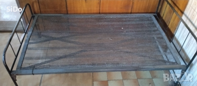 Легло с жел.табли и пружина с размери:190/110см, снимка 2 - Спални и легла - 52113461