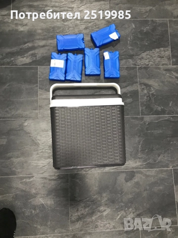 Голяма ретанова хладилна чанта / кутия