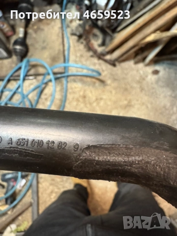 Тръба или маркуч за двигател на мерцедес Mercedes само за 40лв. A6510101282, снимка 5 - Части - 52536517