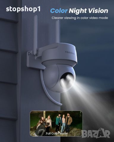 Външна охранителна камера - Камера за домашна сигурност Извън кабелна система за домашни камери Външ, снимка 2 - Комплекти за видеонаблюдение - 46460955