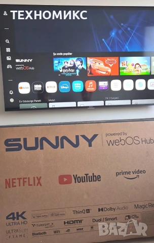 Телевизор Sunny – 32" LED Smart TV с WebOS, Wi-Fi и DVB - T2/C/S2, снимка 5 - Телевизори - 53728280