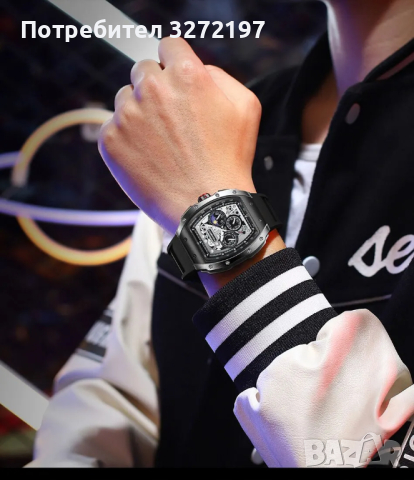 2024 FOXBOX луксозен кварцов часовник,водоустойчив,хронограф, снимка 7 - Мъжки - 45009985