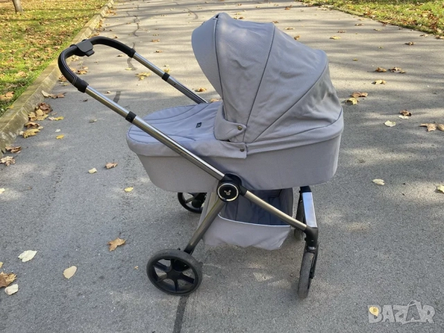 Комбинирана количка 3 в 1 Cangaroo, Silver, снимка 3 - Детски колички - 52589446