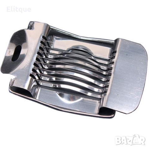 Уред за ръчно рязане на варени яйца от неръждаема стомана, снимка 3 - Други - 52903262