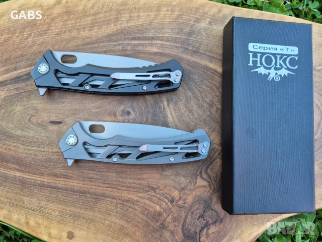 Руски сгъваем нож НОКС МАЙОР нов модел, снимка 4 - Ножове - 51667974