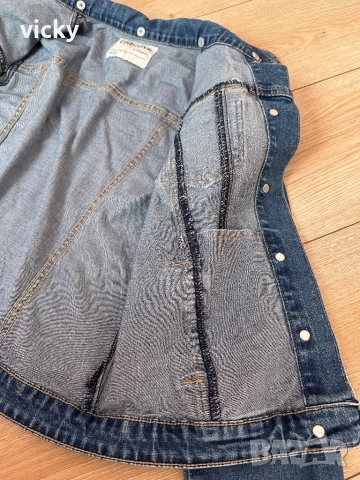 Дамско дънково яке, размер XS, снимка 5 - Якета - 50026185