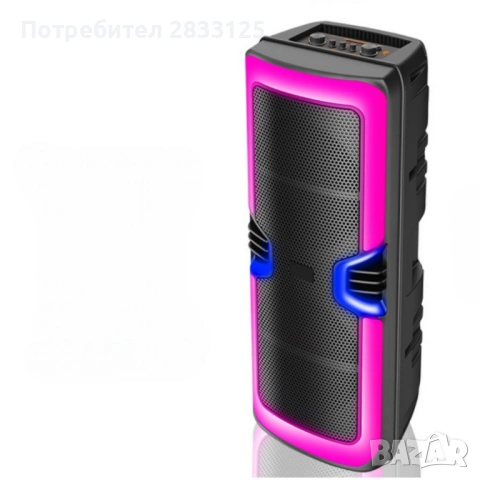 Bluetooth караоке тонколона GY-8847 с Led осветление, снимка 3 - Тонколони - 53650881