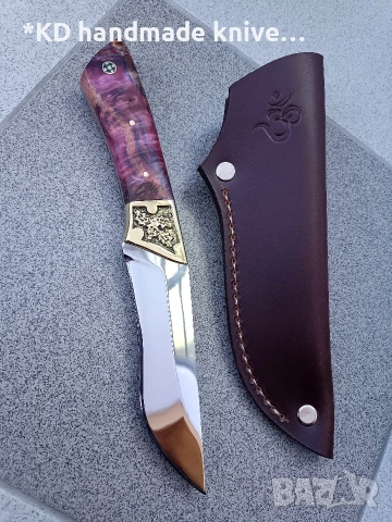 Ръчно изработен ловен нож от марка KD handmade knives ловни ножове