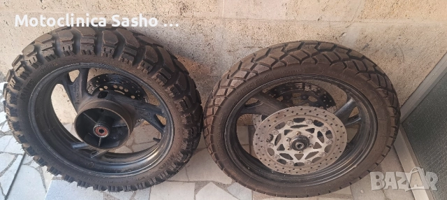 2 бр мото гуми Ендуро 150-70-17 и 110/80-18 може с джанти TDM 850