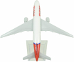 Бойнг 777 самолет модел макет метален лайнер TAM летище, снимка 4