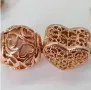 Сребърен елемент PANDORA 925 Rose Gold Filigree Heart, снимка 5