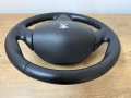 Оригинален с перфорирана кожа волан с еърбег airbag Peugeot 206 Пежо 206 pejo, снимка 2