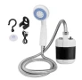 Преносим душ за къмпинг, компактен, USB зареждане, батерия 2200 mAh, снимка 4