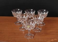 *Cristal d'Arques*Франция сервиз от 6 бр.тежки кристални чаши с диамантена шарка, снимка 4