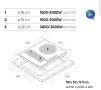 Индукционен котлон Taurus с 3 зони за готвене,, снимка 2