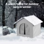 Външна водоустойчива къща за домашни любимци, кучета и котки, зимна, снимка 3