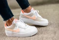 Nike Air Force 1 Shadow номер 40 ,5-41 'White/Crimson Tint/Bright Mango оригинални маратонки , снимка 3