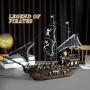 YEECHAO Комплект за построяване на пиратски кораб, играчка за конструиране за деца 8+ г., 621 части, снимка 3