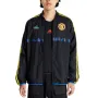 Спортно мъжко яке ADIDAS x Manchester United Icons Woven Jacket Black, снимка 4