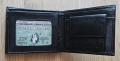 Мъжки кожен портфейл Montblanc черен НОВ Италия, снимка 3