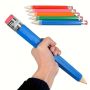 Гигантски дървен молив с гума и капачка, снимка 1 - Рисуване и оцветяване - 44931893