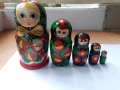 Матрьошка руска дарвена кукла 5 в 1, снимка 6
