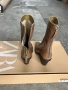 Кожени боти ZARA на ток, снимка 2
