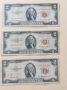 САЩ/USA ,2 долара/DOLAR ,червен/RED печат , снимка 1