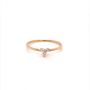 Златен дамски пръстен 1,02гр. размер:56 14кр. проба:585 модел:20061-1, снимка 1