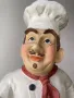 Италианска голяма статуетка на Шеф Готвач, снимка 3