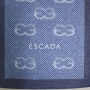 Escada шал естествена коприна с ламе дънково синьо с лого, снимка 2