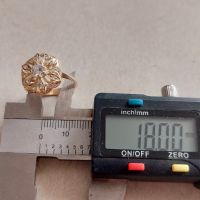 Дамски златен пръстен с циркони , снимка 6 - Пръстени - 45338069